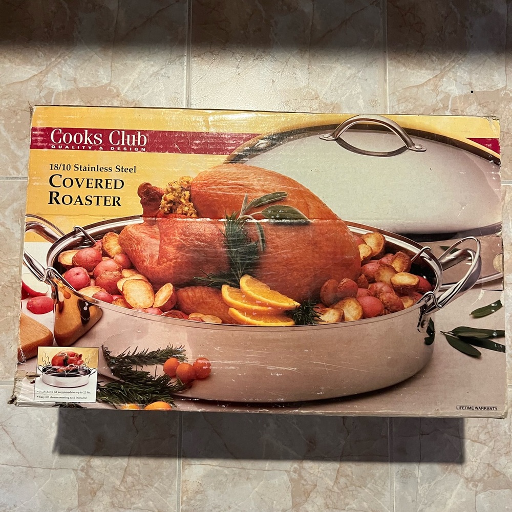 Cooks club quality and design cover roaster